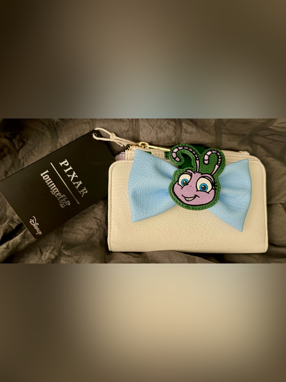 Loungefly Disney Pixar A Bug's Life Dot Bow Wallet,
